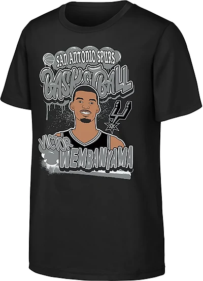 Outerstuff Youth Spurs V. Wembanyama Baller T-shirt