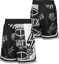 Outerstuff Kids' San Antonio Spurs Alley Oop Baller Shorts 6 in.