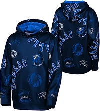 Outerstuff Youth's Dallas Mavericks Moving Violation Sublimated Pullover Hoodie