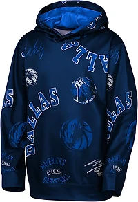 Outerstuff Youth's Dallas Mavericks Moving Violation Sublimated Pullover Hoodie