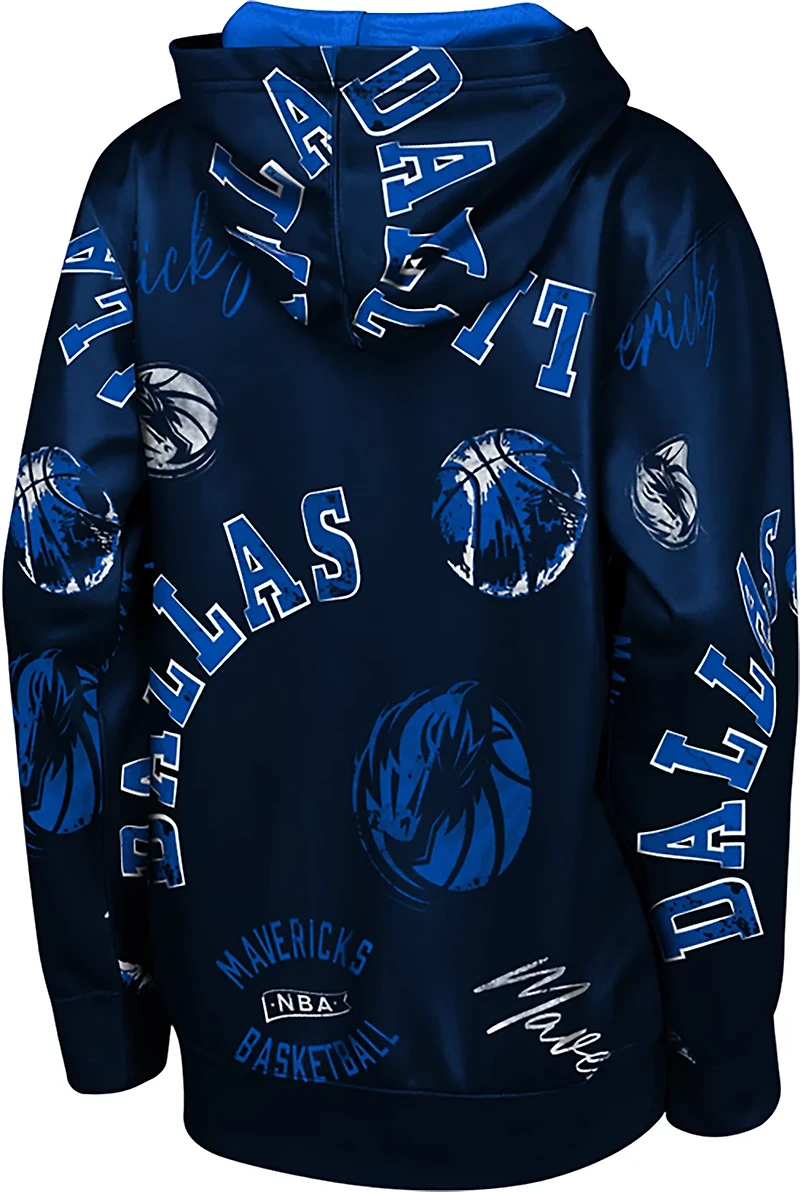 Outerstuff Youth's Dallas Mavericks Moving Violation Sublimated Pullover Hoodie
