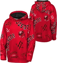 Outerstuff Youth's Houston Rockets Moving Violation Sublimated Pullover Hoodie