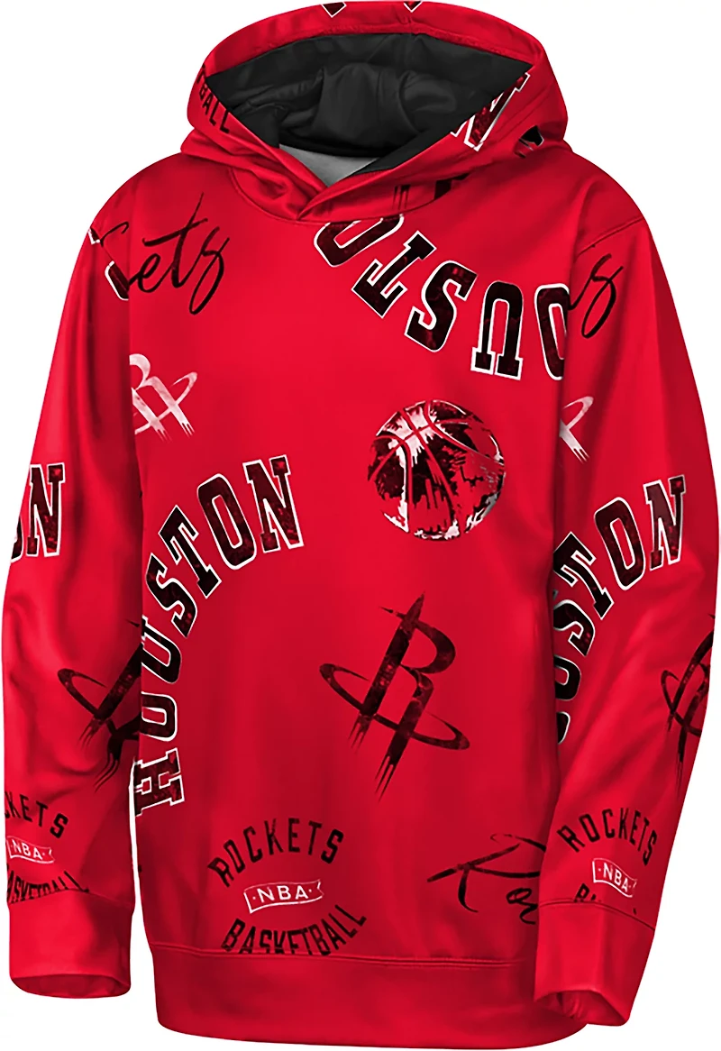 Outerstuff Youth's Houston Rockets Moving Violation Sublimated Pullover Hoodie