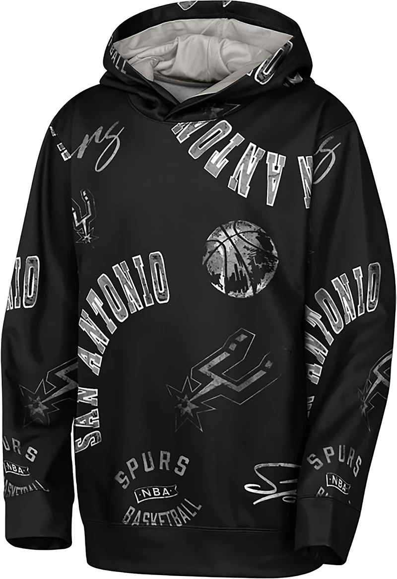 Outerstuff Youth's San Antonio Spurs Moving Violation Sublimated Pullover Hoodie
