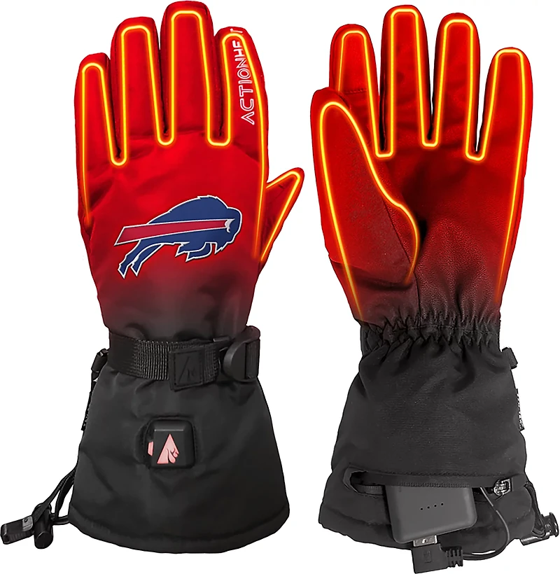 ActionHeat Adults' Buffalo Bills 5V Heated Winter Gloves