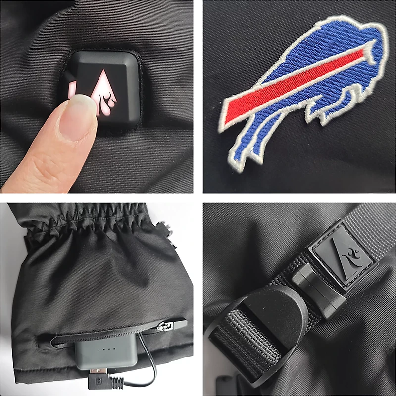 ActionHeat Adults' Buffalo Bills 5V Heated Winter Gloves