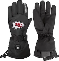 ActionHeat Adults' Kansas City Chiefs 5V Heated Winter Gloves