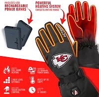 ActionHeat Adults' Kansas City Chiefs 5V Heated Winter Gloves