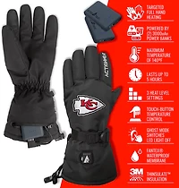 ActionHeat Adults' Kansas City Chiefs 5V Heated Winter Gloves