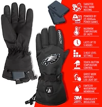ActionHeat Adults' Philadelphia Eagles 5V Heated Winter Gloves