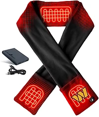 ActionHeat Adults' Washington Commanders 5V Heated Winter Scarf