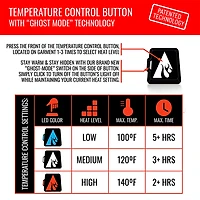 ActionHeat Adults' Washington Commanders 5V Heated Winter Scarf