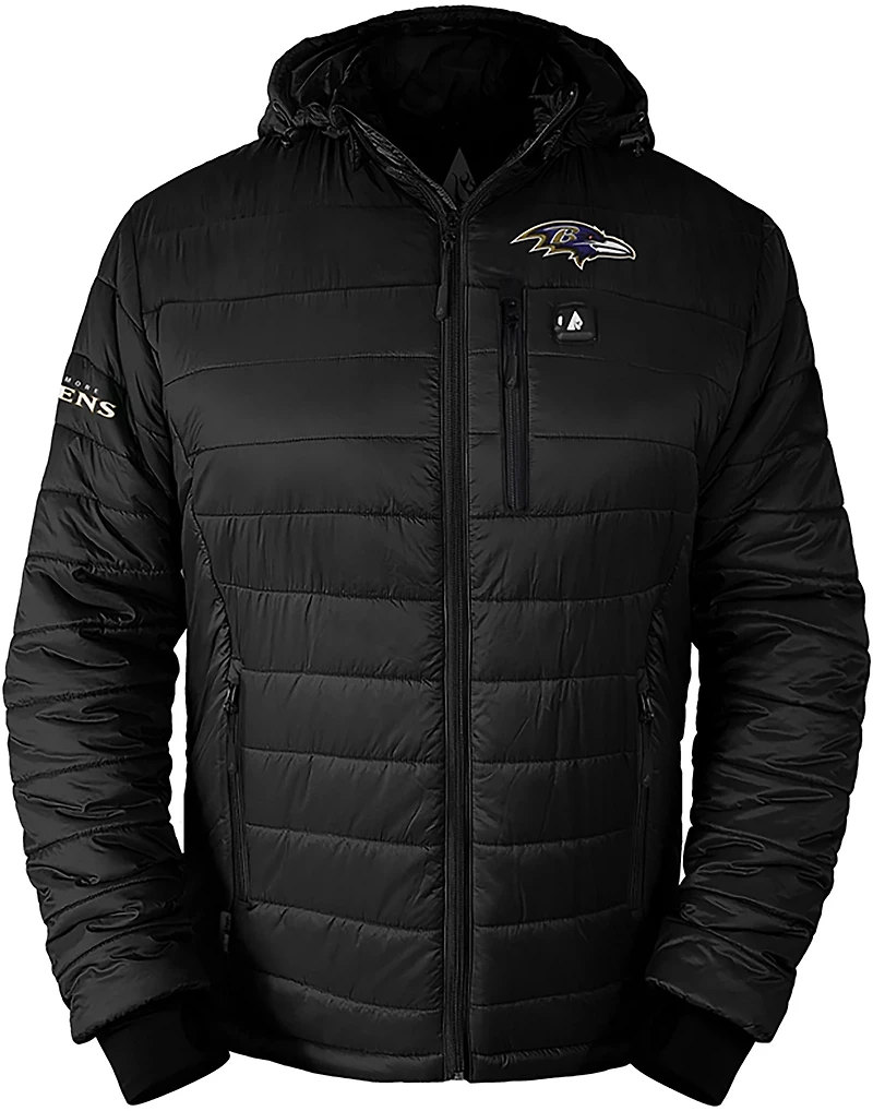 ActionHeat Men's Baltimore Ravens 5V Puffer Heated Jacket