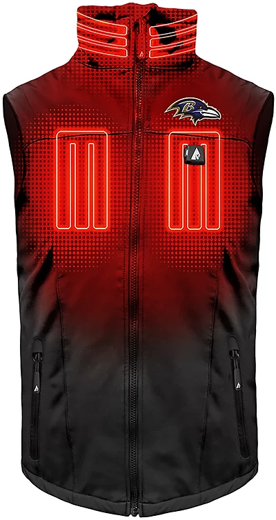 ActionHeat Men's Baltimore Ravens 5V Softshell Heated Vest