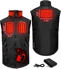 ActionHeat Men's Baltimore Ravens 5V Softshell Heated Vest