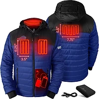 ActionHeat Men's Buffalo Bills 5V Puffer Heated Jacket
