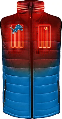 ActionHeat Men's Detroit Lions 5V Puffer Heated Vest