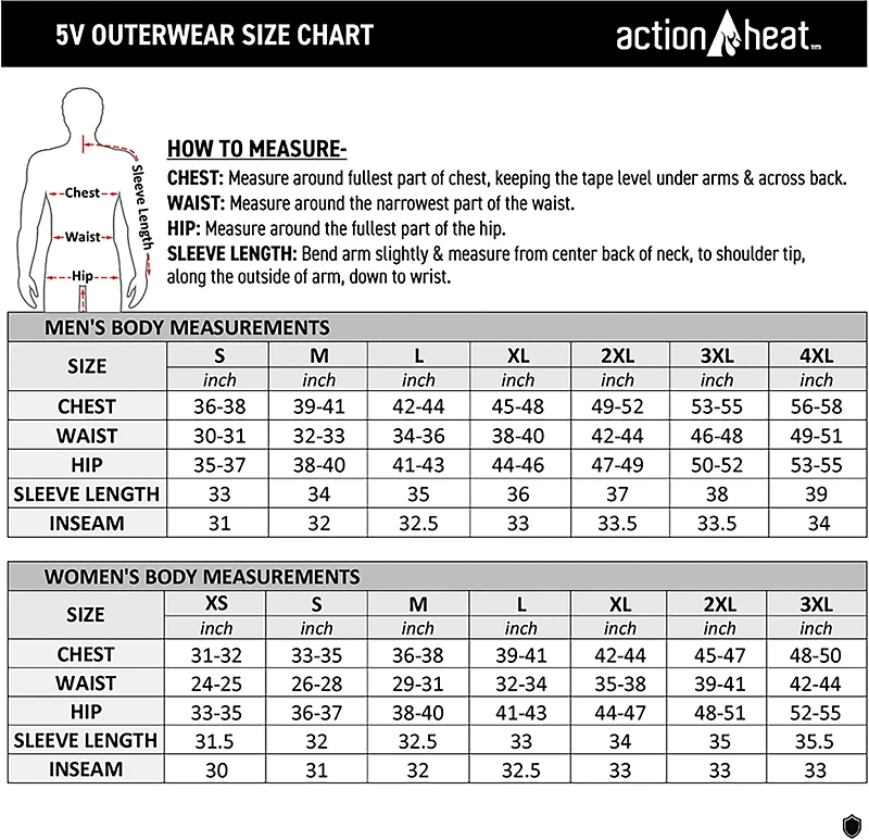 ActionHeat Men's Detroit Lions 5V Puffer Heated Vest