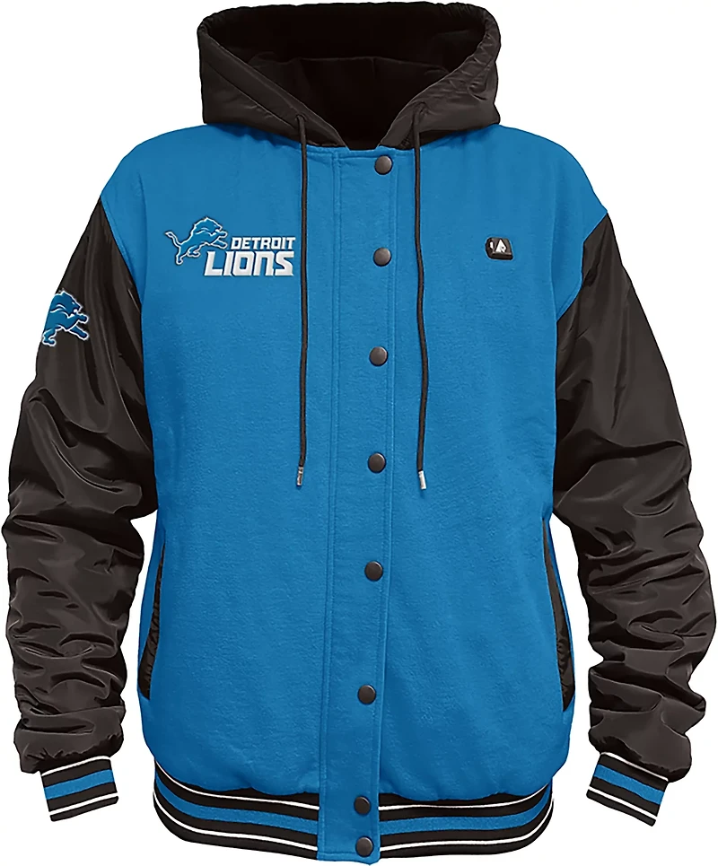 ActionHeat Men's Detroit Lions 5V Heated Varsity Jacket
