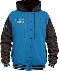 ActionHeat Men's Detroit Lions 5V Heated Varsity Jacket