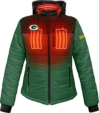 ActionHeat Men's Green Bay Packers 5V Puffer Heated Vest