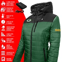 ActionHeat Men's Green Bay Packers 5V Puffer Heated Vest