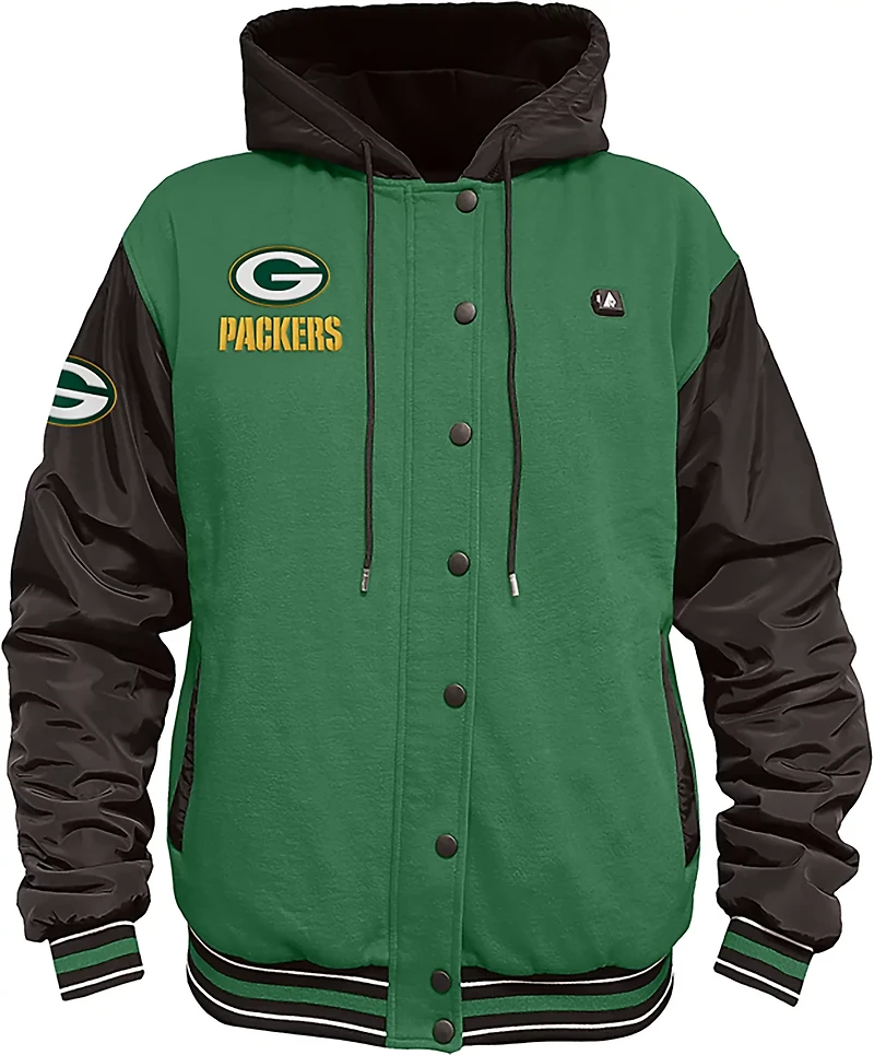 ActionHeat Men's Green Bay Packers 5V Heated Varsity Jacket