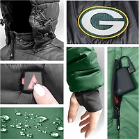 ActionHeat Women's Green Bay Packers 5V Puffer Heated Jacket
