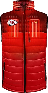 ActionHeat Men's Kansas City Chiefs 5V Puffer Heated Vest