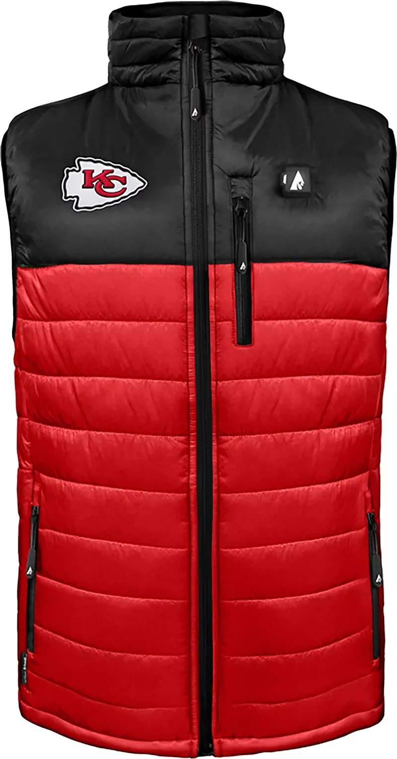 ActionHeat Men's Kansas City Chiefs 5V Puffer Heated Vest