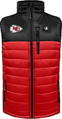 ActionHeat Men's Kansas City Chiefs 5V Puffer Heated Vest