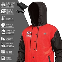 ActionHeat Men's Kansas City Chiefs 5V Heated Varsity Jacket