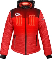 ActionHeat Women's Kansas City Chiefs 5V Puffer Heated Jacket