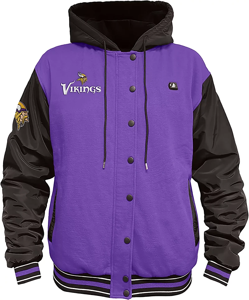 ActionHeat Men's Minnesota Vikings 5V Heated Varsity Jacket