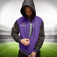 ActionHeat Men's Minnesota Vikings 5V Heated Varsity Jacket