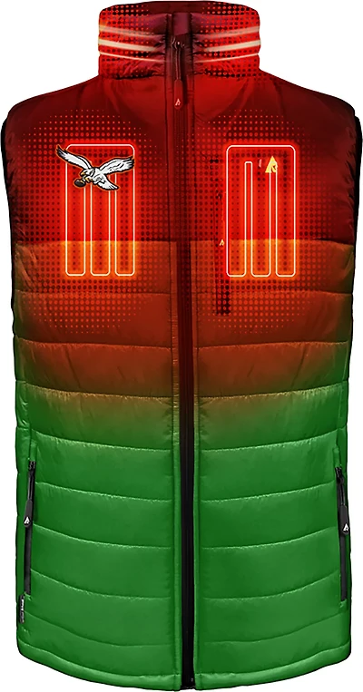 ActionHeat Men's Philadelphia Eagles 5V Puffer Heated Vest