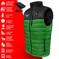 ActionHeat Men's Philadelphia Eagles 5V Puffer Heated Vest