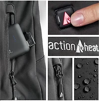 ActionHeat Men's Washington Commanders 5V Softshell Heated Vest