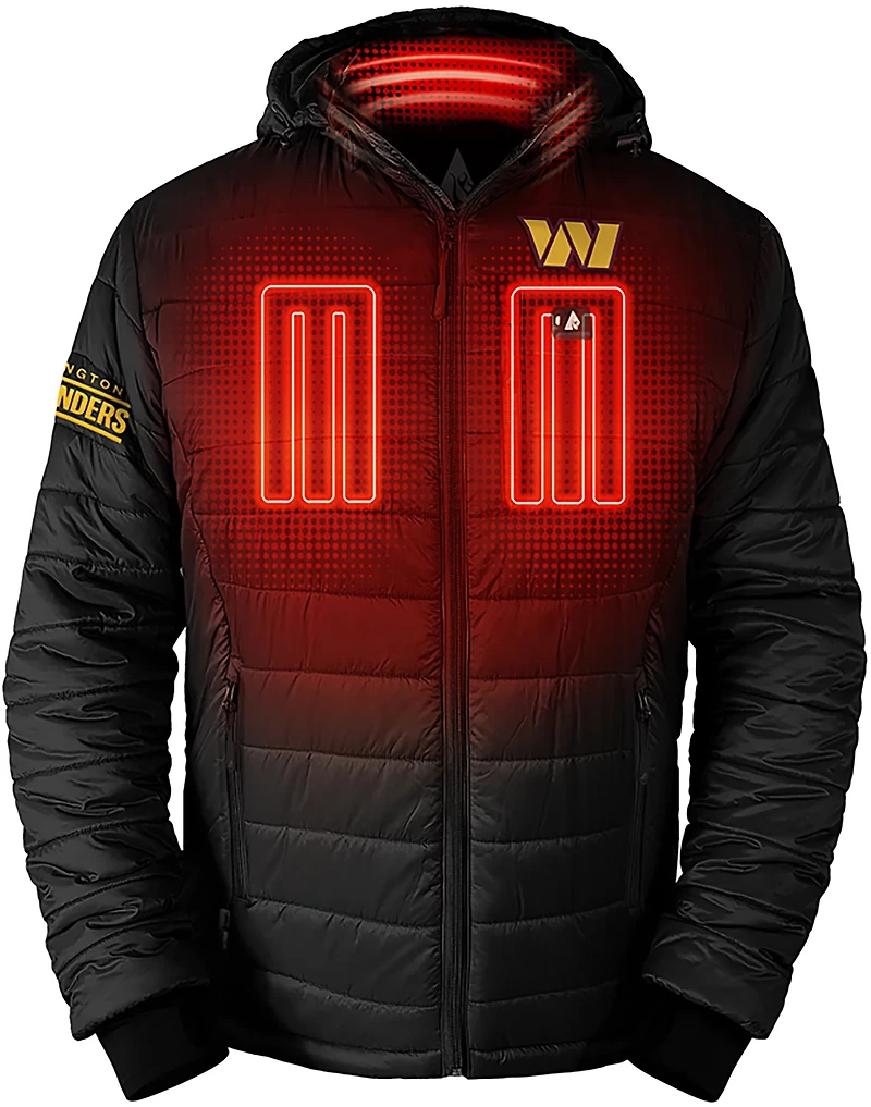 ActionHeat Men's Washington Commanders 5V Puffer Heated Jacket