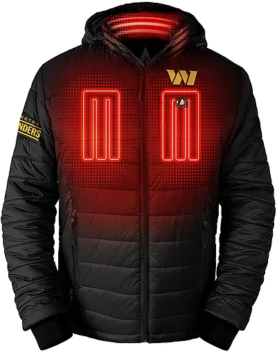 ActionHeat Men's Washington Commanders 5V Puffer Heated Jacket