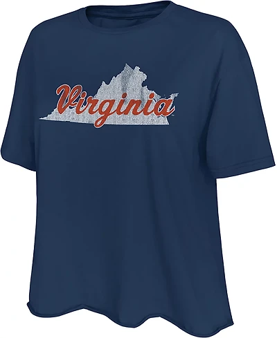 WILDCAT RETRO Women's Virginia State Script Meet and Greet T-shirt