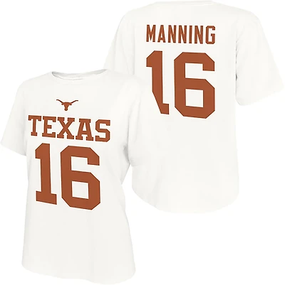 WILDCAT RETRO Women's Texas A. Manning Name & Number Boxy T-shirt