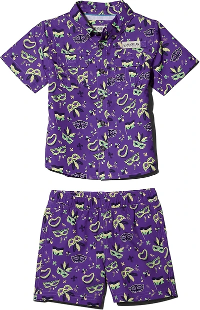 Magellan Boys' Laguna Madre Mardi Gras Short Set
