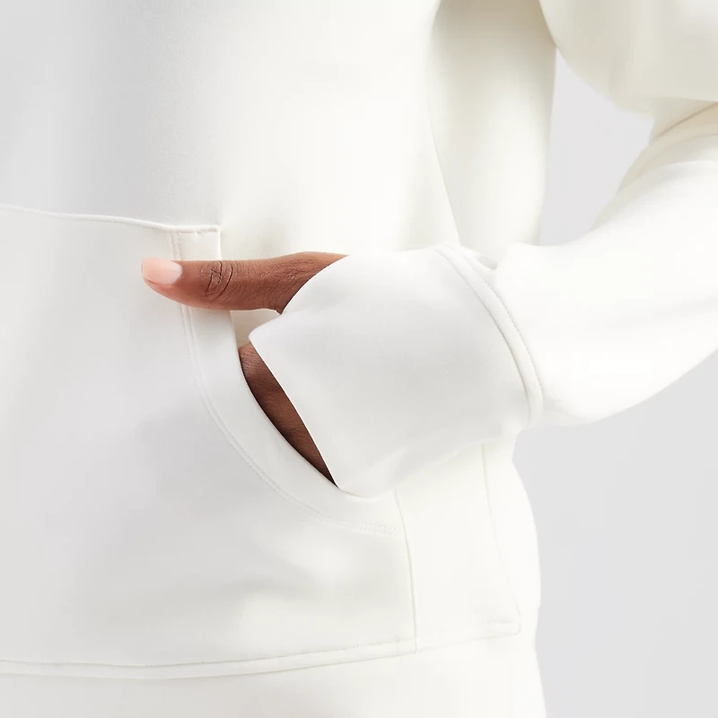 Freely Women's Katelyn Sandwashed Funnel Neck 1/4 Zip Pullover