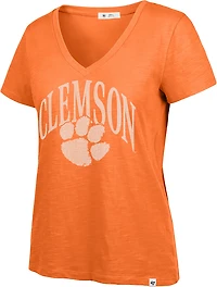 '47 Women's Clemson Tried N True Slub V-neck T-shirt