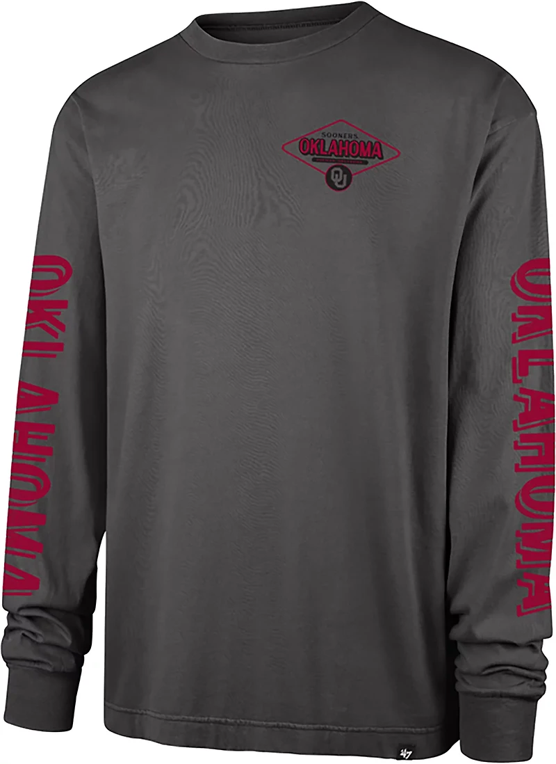 '47 Men's Oklahoma Sooners Cairn Ravine Foundation Long Sleeve T-shirt