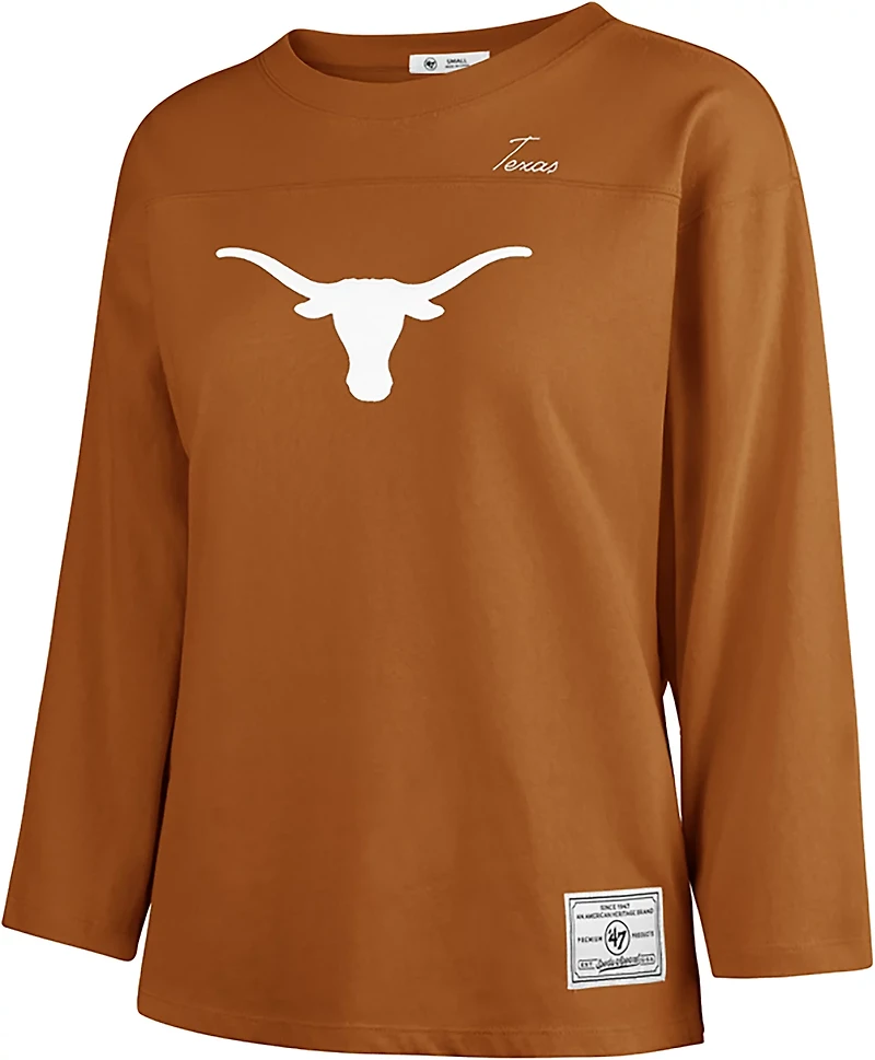 47 Women's Texas Game Nod Timeless 3/4 Sleeve T-shirt