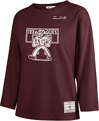 47 Women's Texas A&M Game Nod Timeless 3/4 Sleeve T-shirt