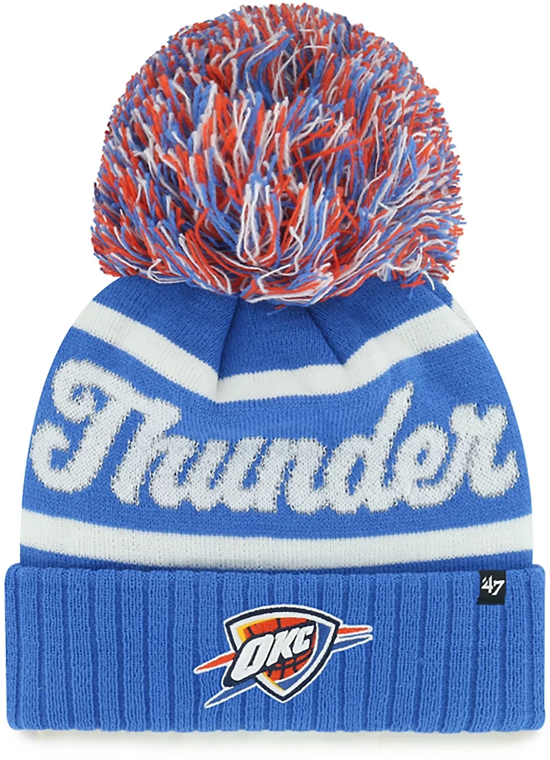 47 OKC Thunder Spirited Cuff Knit Beanie