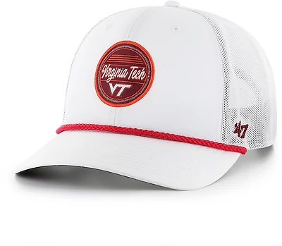 47 Brands Adults' Virginia Tech Hokies Circle Patch BRRR Fairway Trucker Cap
